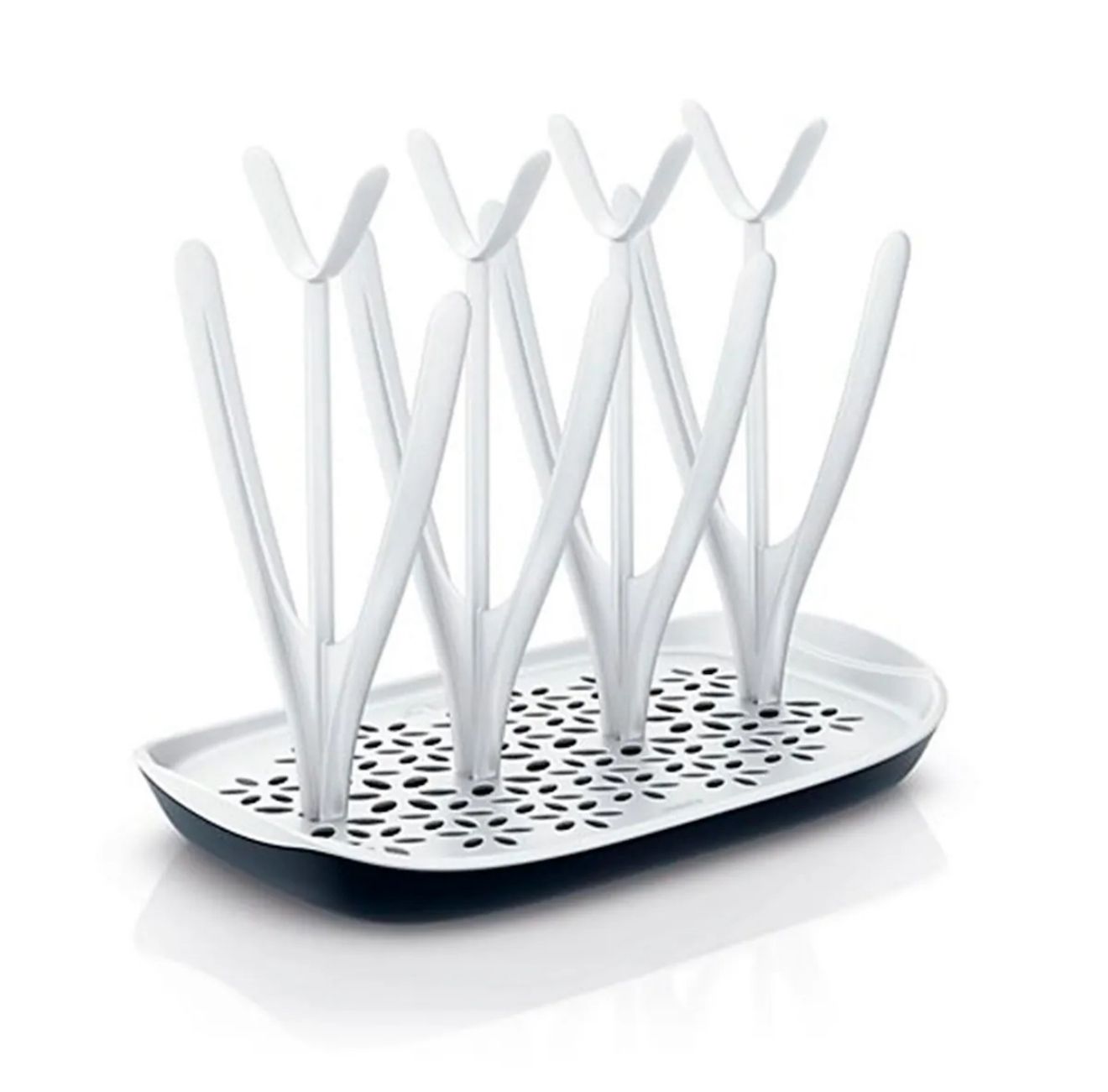 Egouttoir pour biberons compact et élégant: jusqu'à 8 biberons